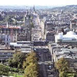 Princes Street in Edinburgh
